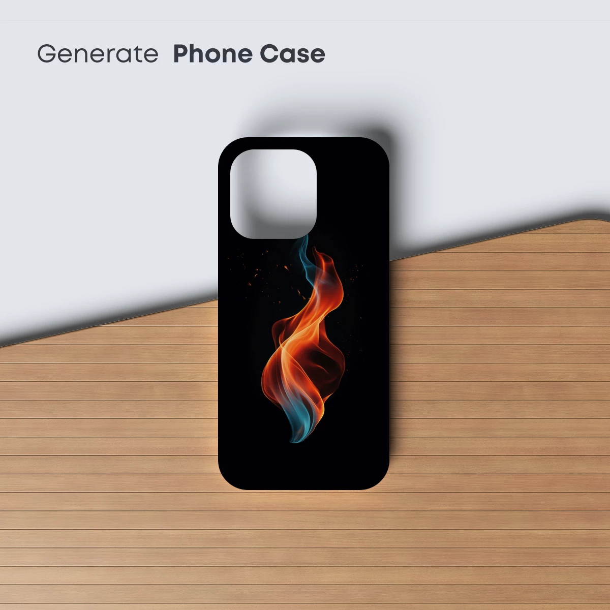 Dance of Flames: Fiery Elegance in Abstract Form - Image 3