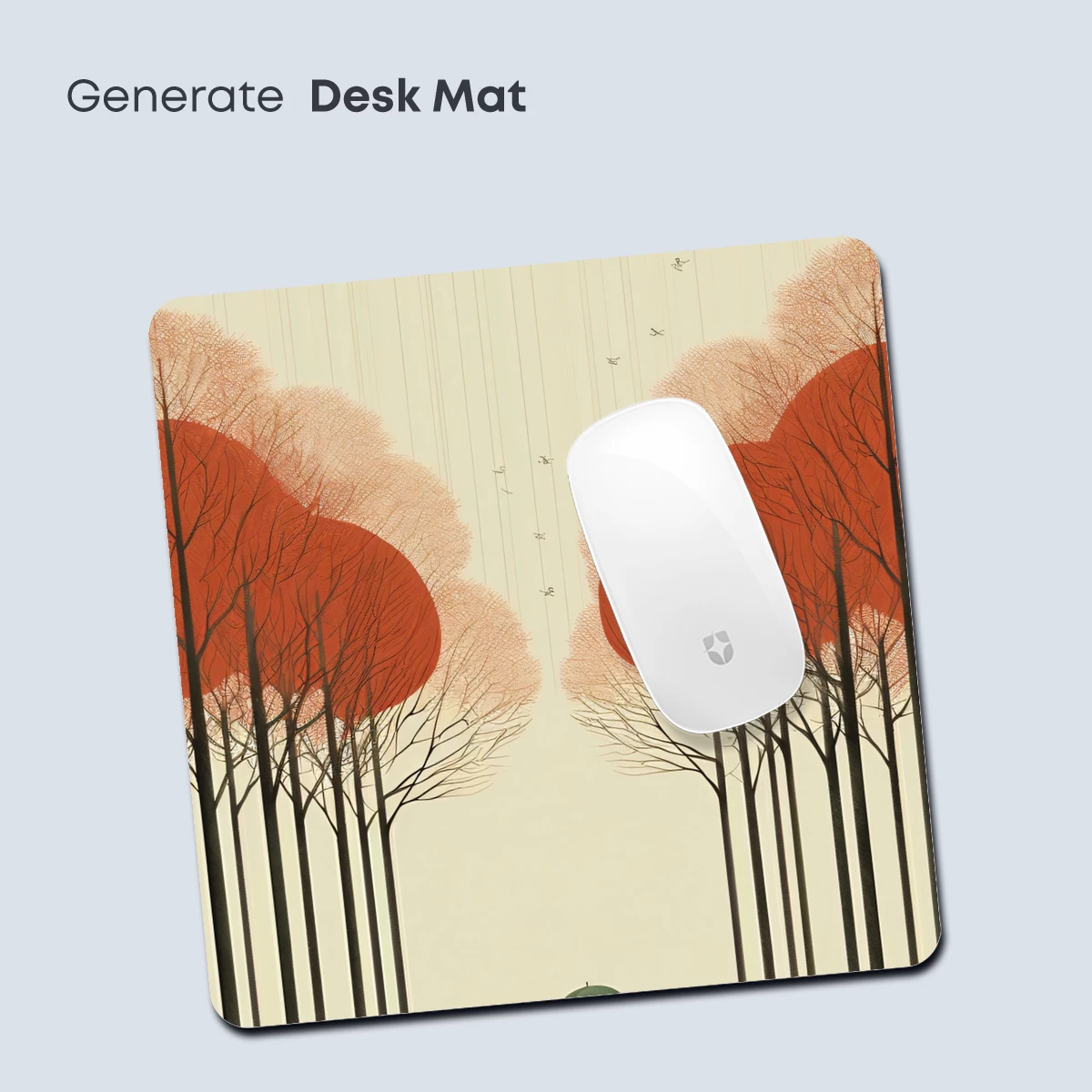 Autumn Solitude: Umbrella Under Orange Canopies - Image 4