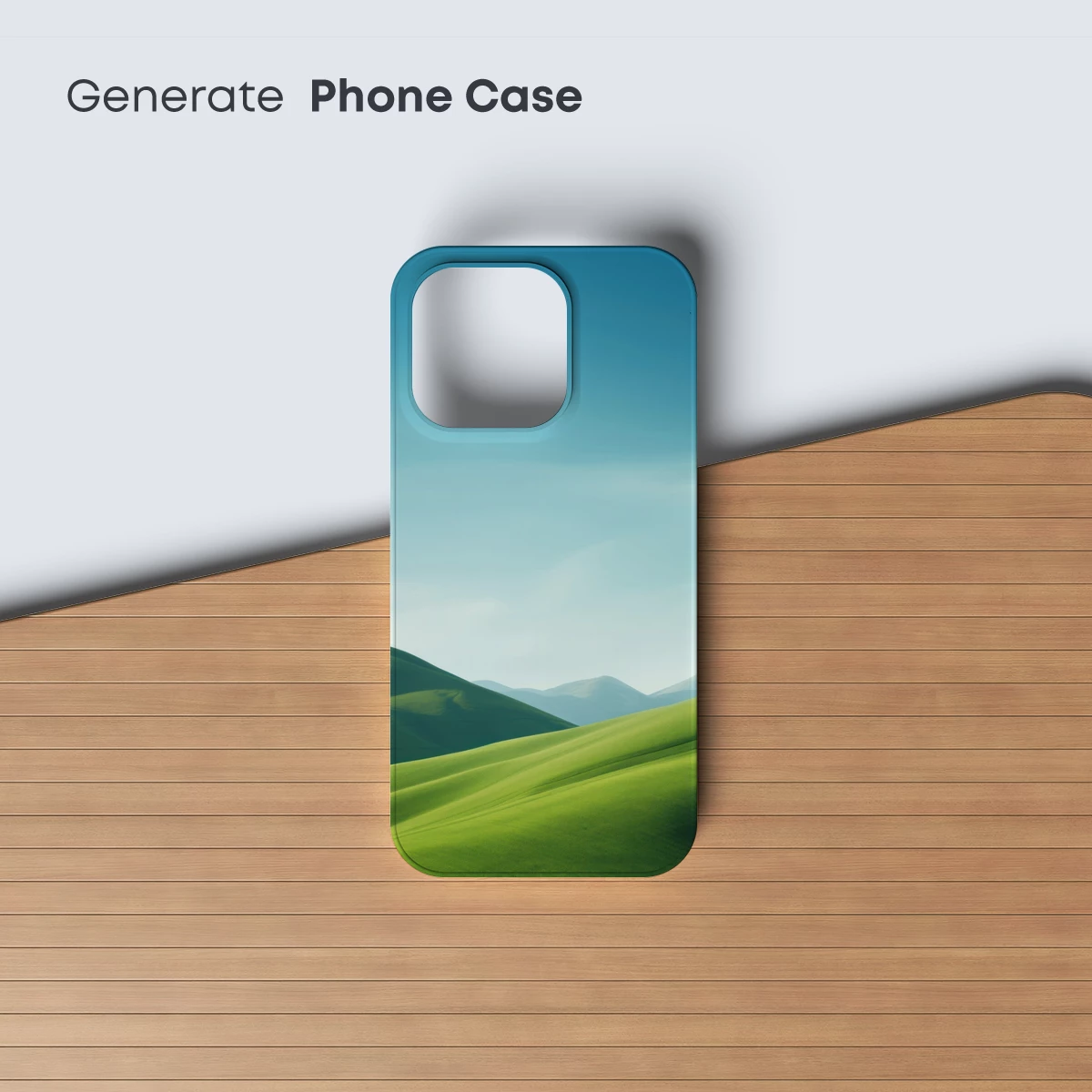 Eternal Green Serenity: Rolling Hills Under Azure Skies - Image 3