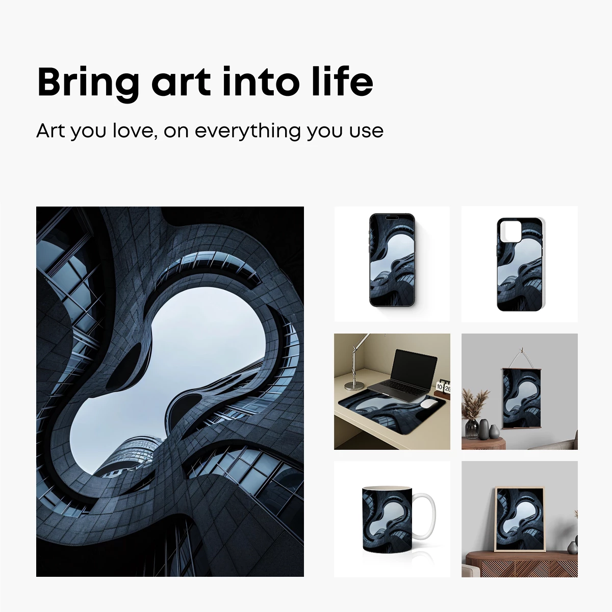 Fluid Architectural Symphony: Curved Urban Geometry - Image 2