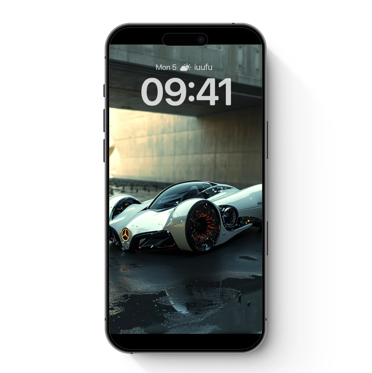 Futuristic Silver Supercar Under Urban Shadows Futuristic Silver Supercar Under Urban Shadows