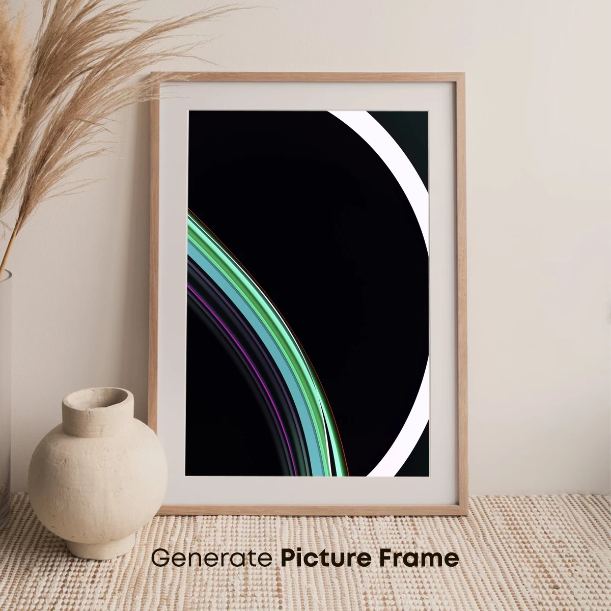 Ethereal Neon Arcs: A Dance of Light and Shadow - Image 7