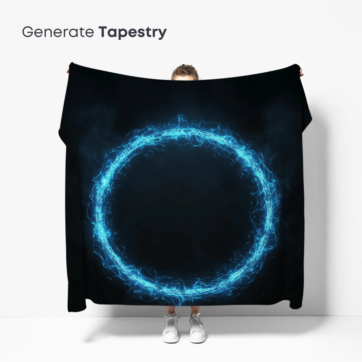 Ethereal Blue Energy Ring: A Portal to the Unknown - Image 5