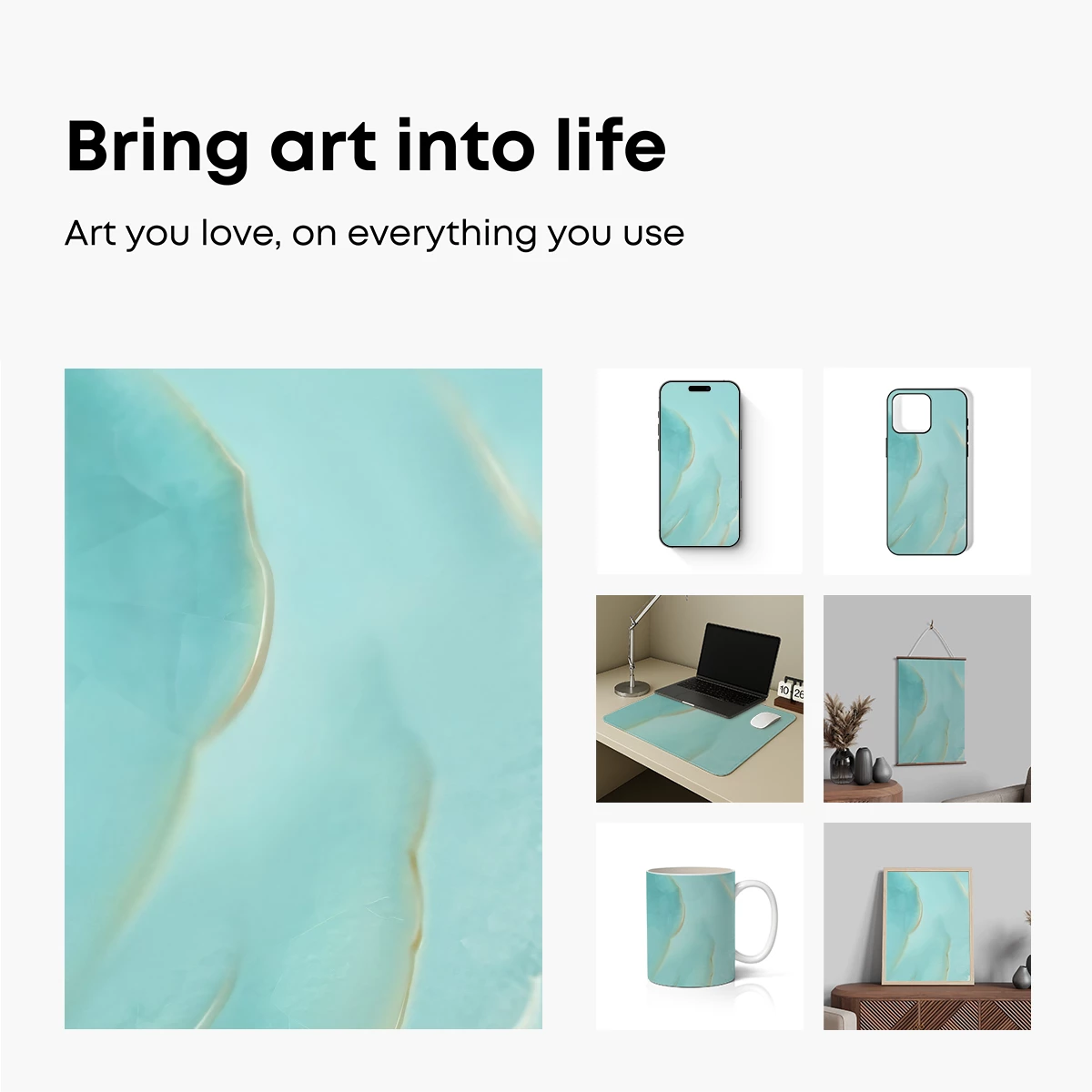 Ethereal Aqua Waves: A Fluid Symphony - Image 2