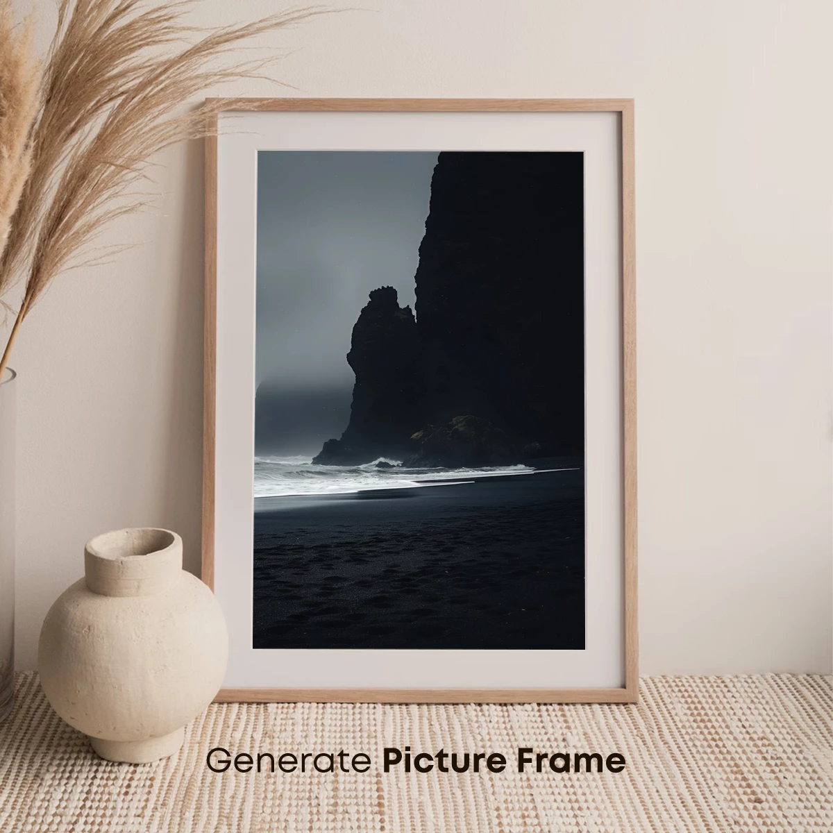 Eternal Midnight Shore: Gothic Coastal Serenity - Image 7