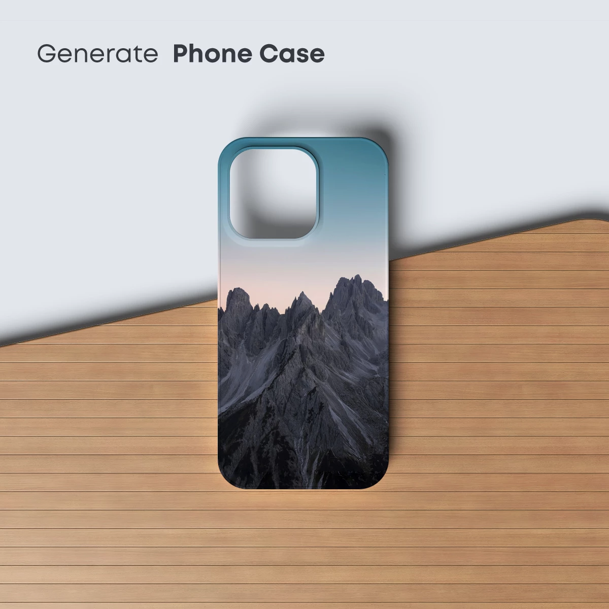 Crescent Moon Over Jagged Peaks - Image 3