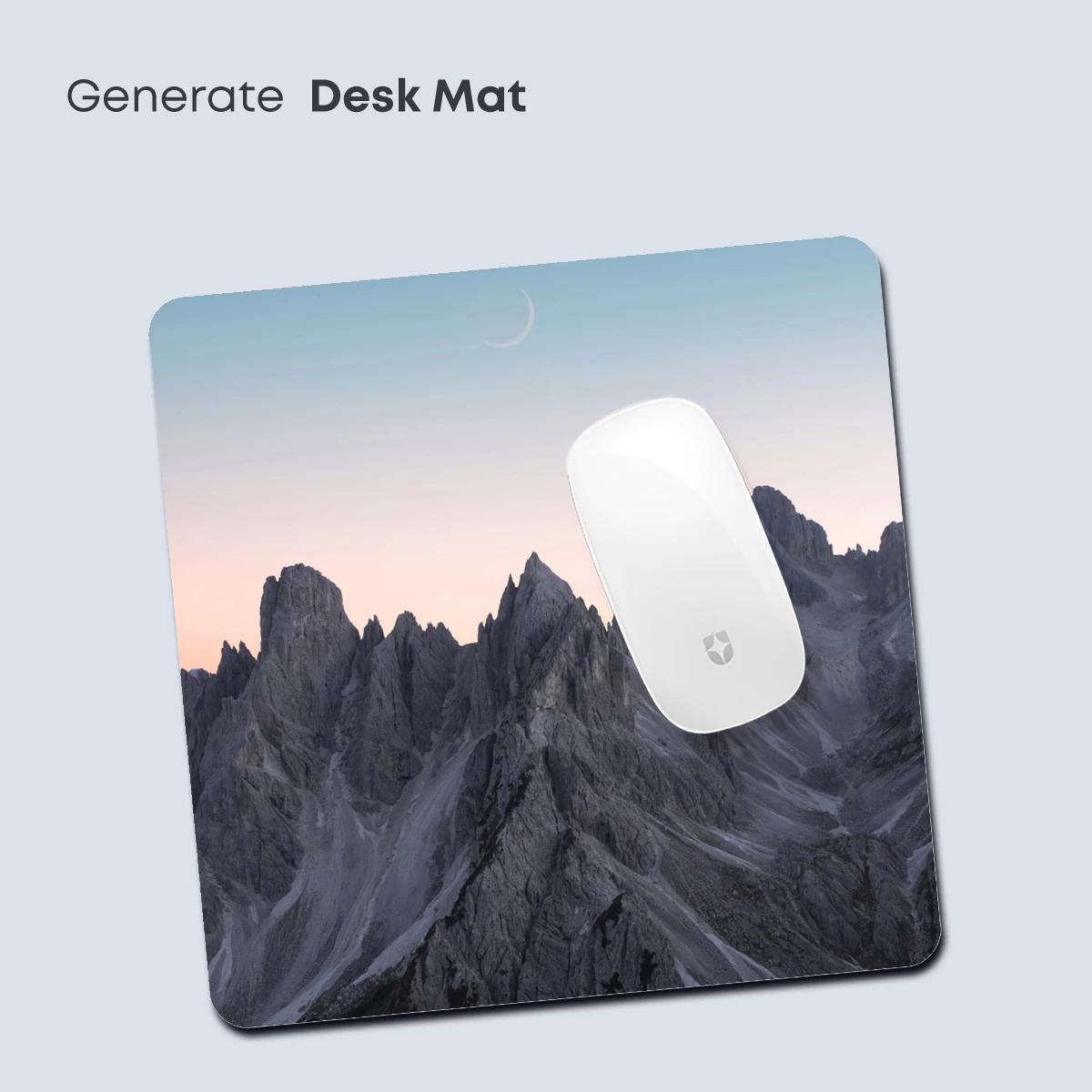 Crescent Moon Over Jagged Peaks - Image 4