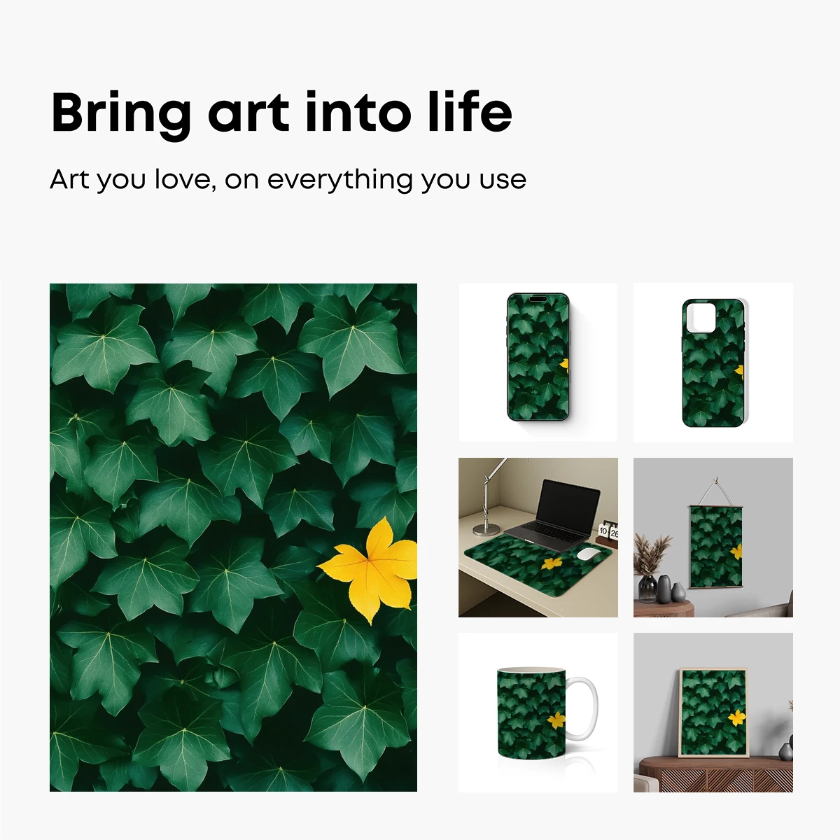 Golden Bloom Amidst Verdant Leaves - Image 2