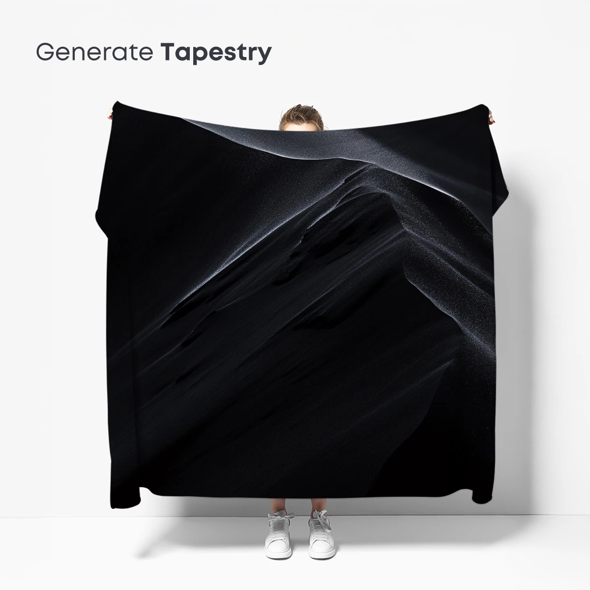 Eclipse of Sands: Shadowed Dunes in Monochrome - Image 5