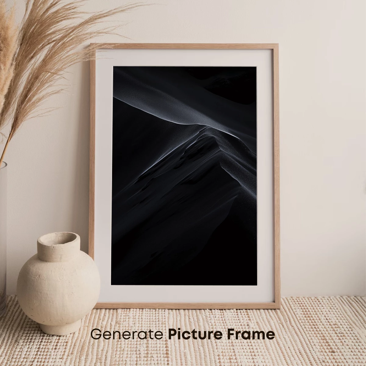 Eclipse of Sands: Shadowed Dunes in Monochrome - Image 7