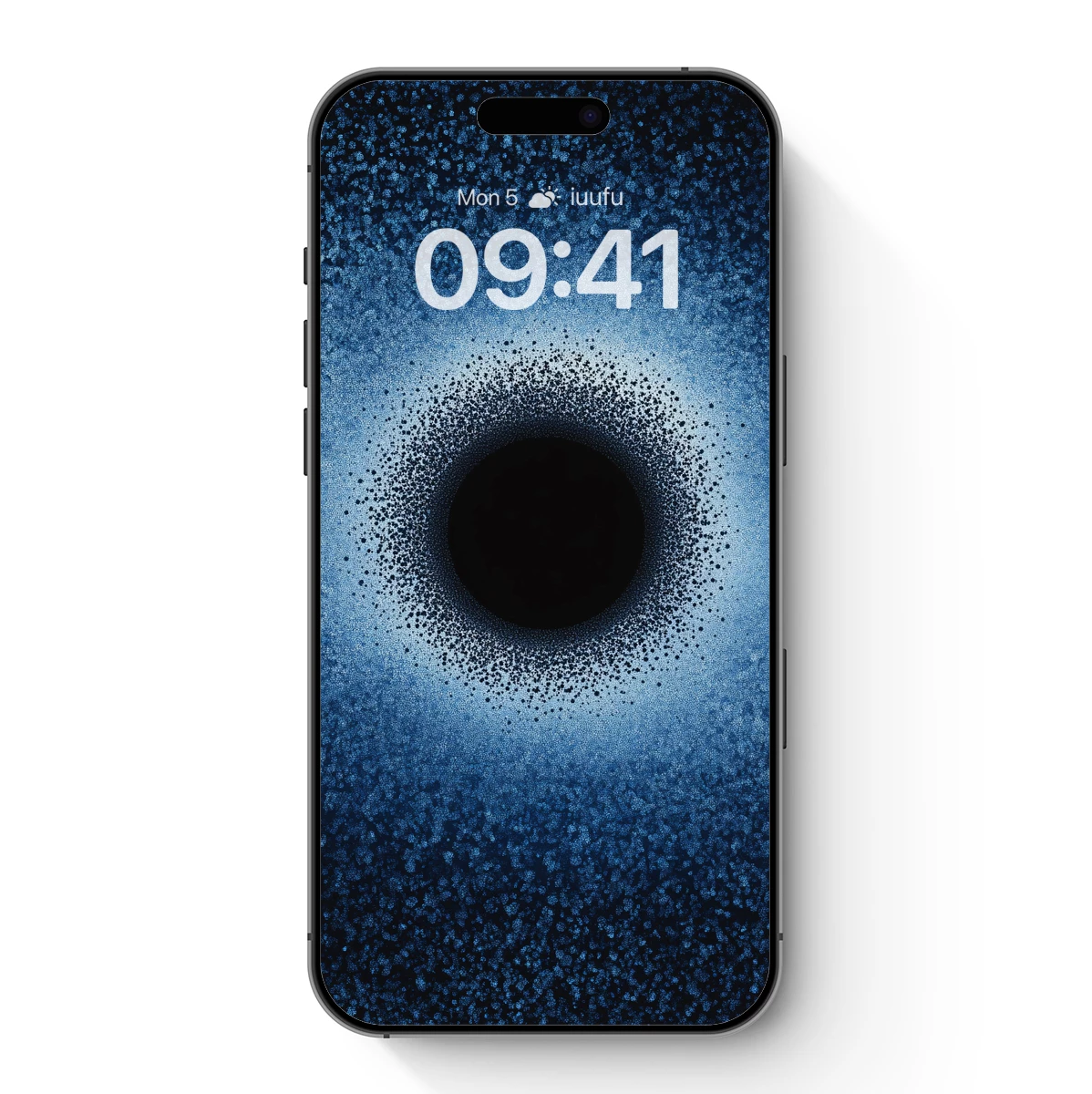 Cosmic Vortex: A Blue Nebula's Dance