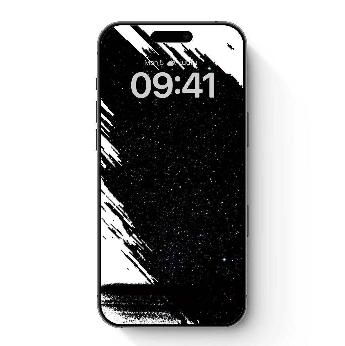 Cosmic Rift: Starlit Space and Digital Distortion