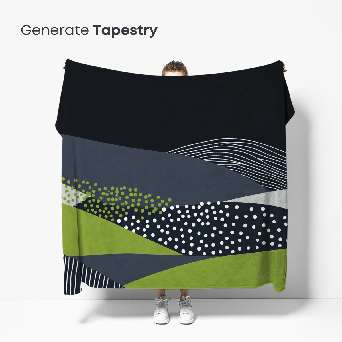 Abstract Waves of Dotted Serenity - Image 5