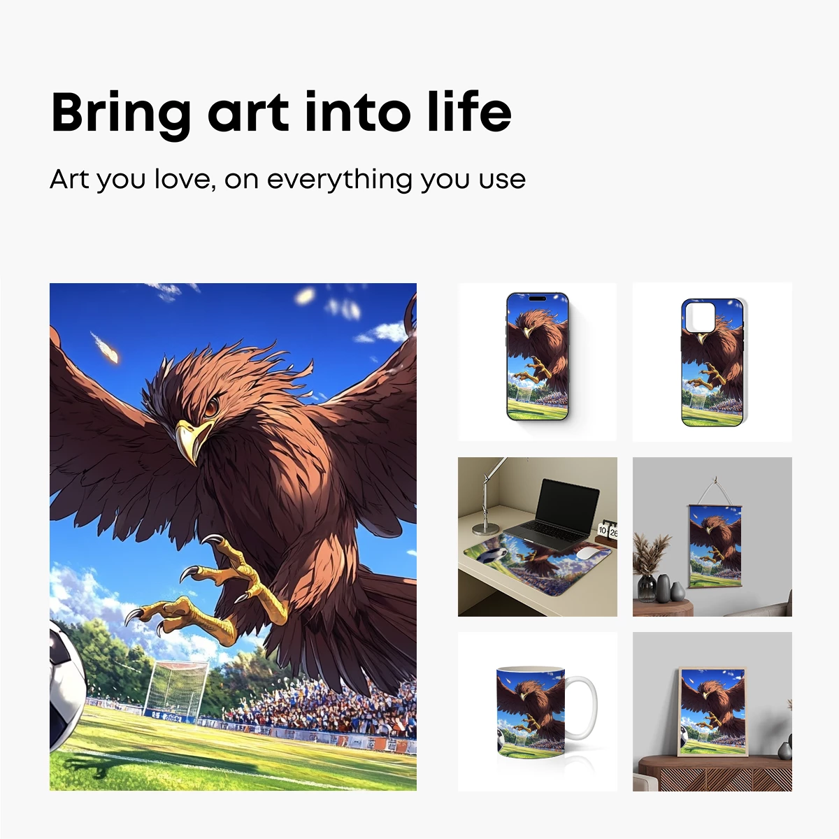 Eagle Kicks Soccer Ball: Anime Sports Fantasy - Image 2