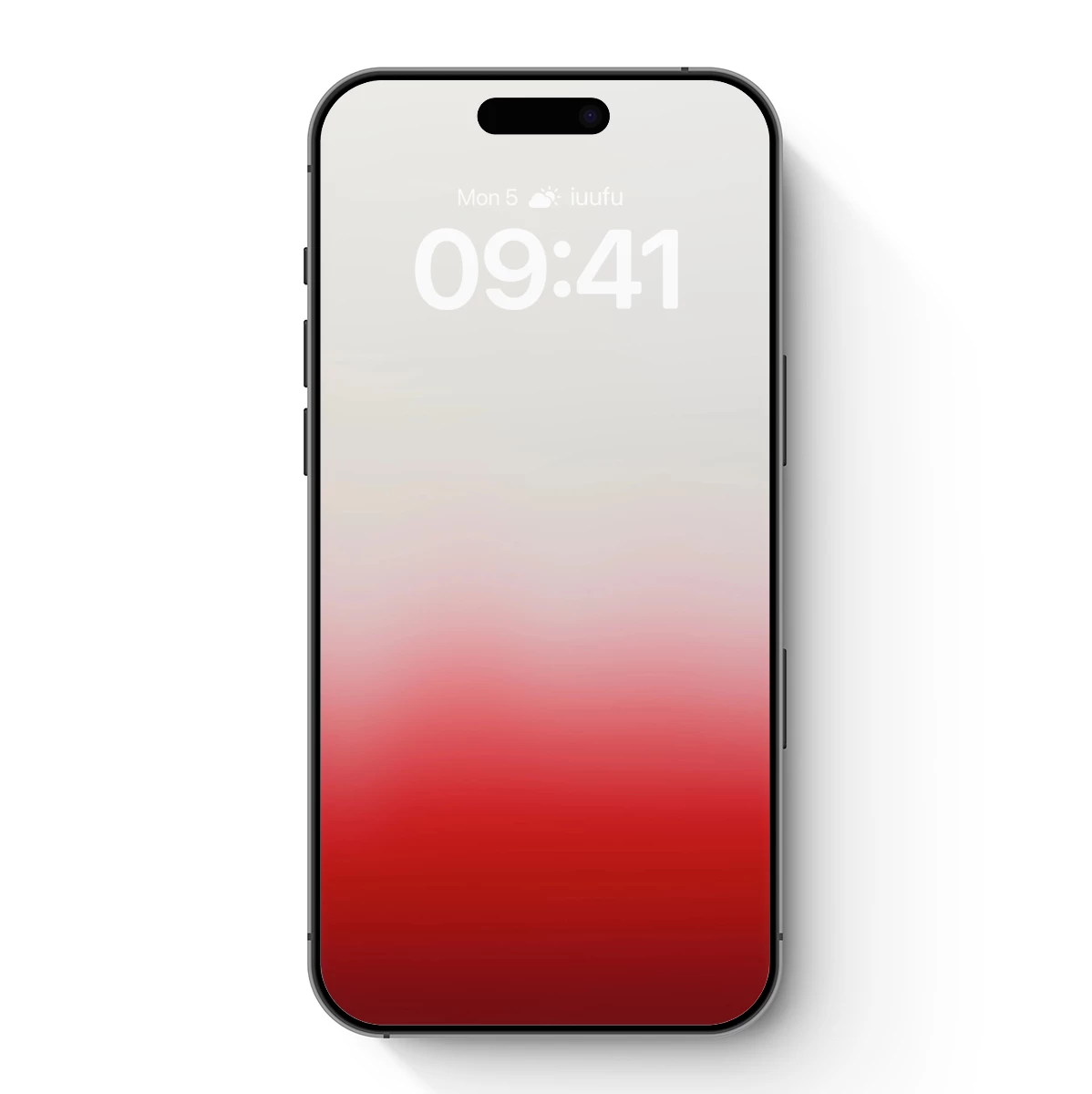 Gradient Elegance: Scarlet Sunset