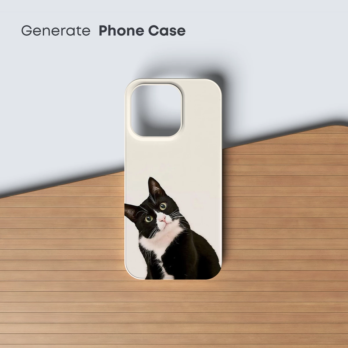 Curious Cat Gaze: Monochrome Elegance - Image 3