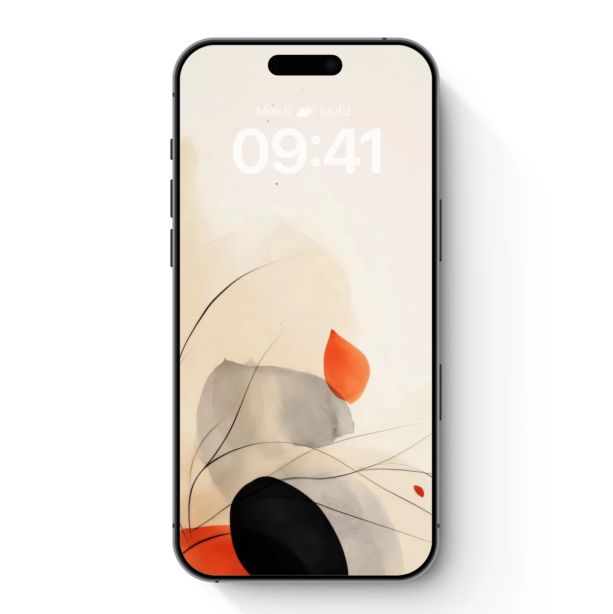 Abstract Elegance: Monochromatic Harmony with Bold Accents