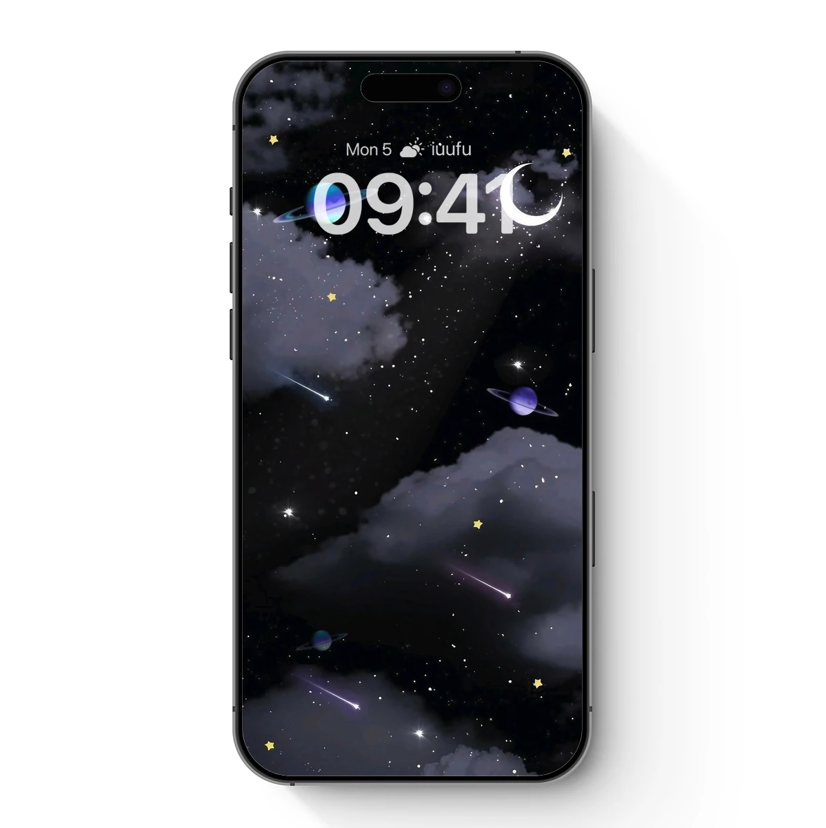 Cosmic Clouds: A Surreal Night Sky Symphony