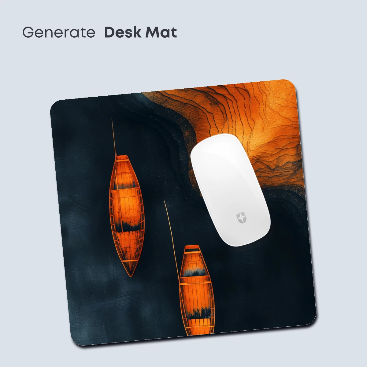 Crimson Canoes in Celestial Currents - Image 4