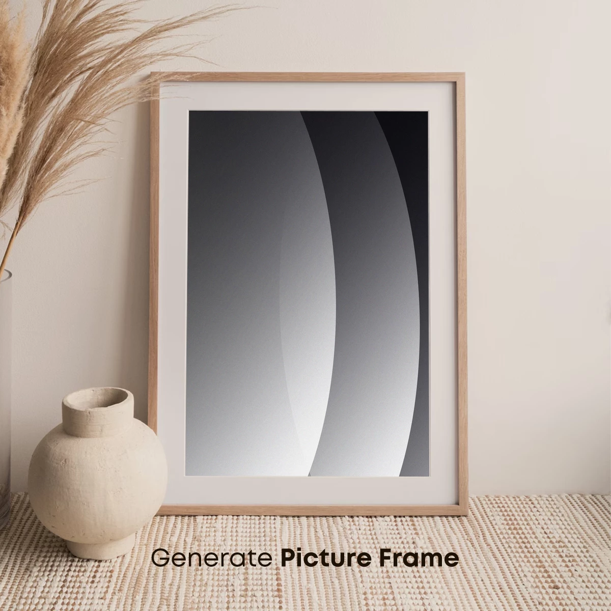 Elegant Curves: A Study in Monochrome Contrast - Image 7