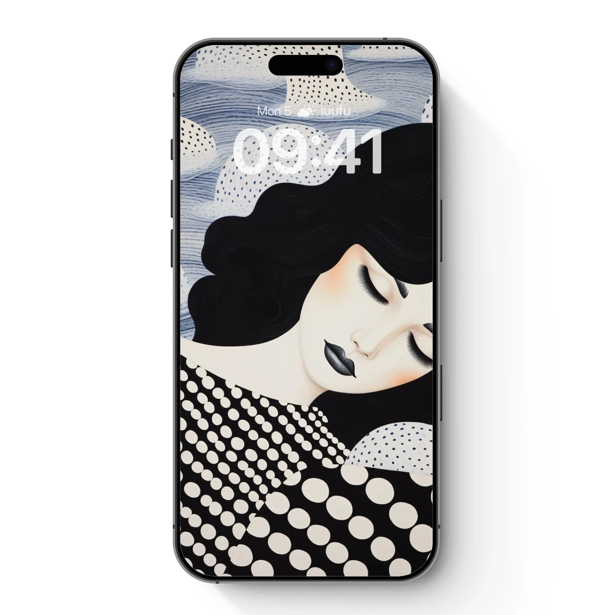 Dreaming in Dots: Surreal Polka-Dot Serenity