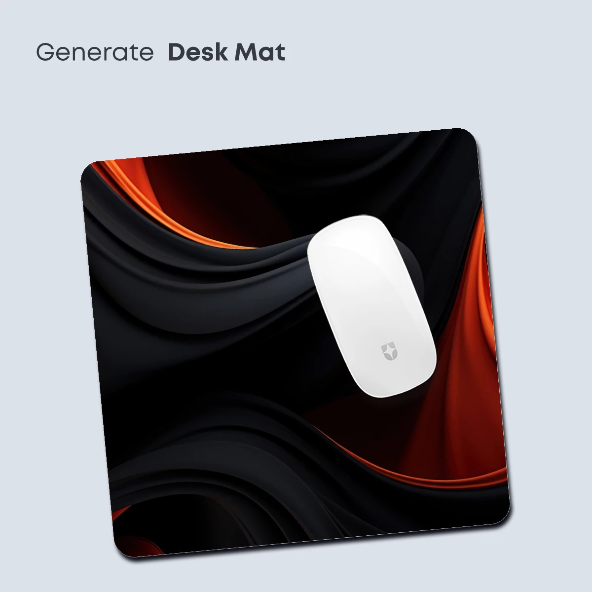 Eclipse of Flames: Black and Orange Abstract Flow - Image 4