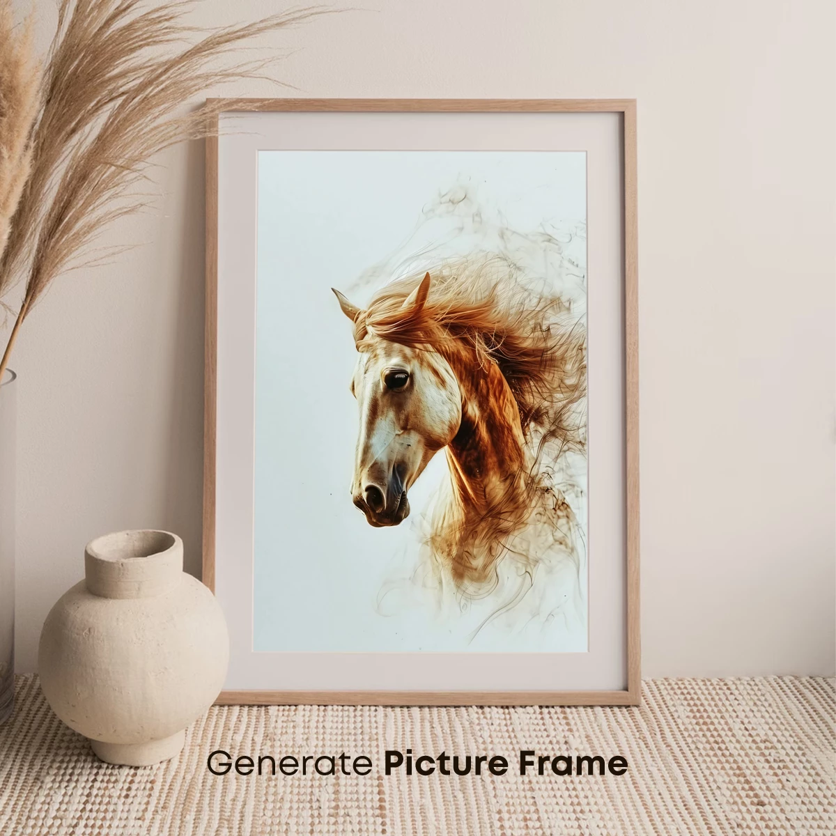 Ethereal Equine: Smoke-Infused Mane Artistry - Image 7