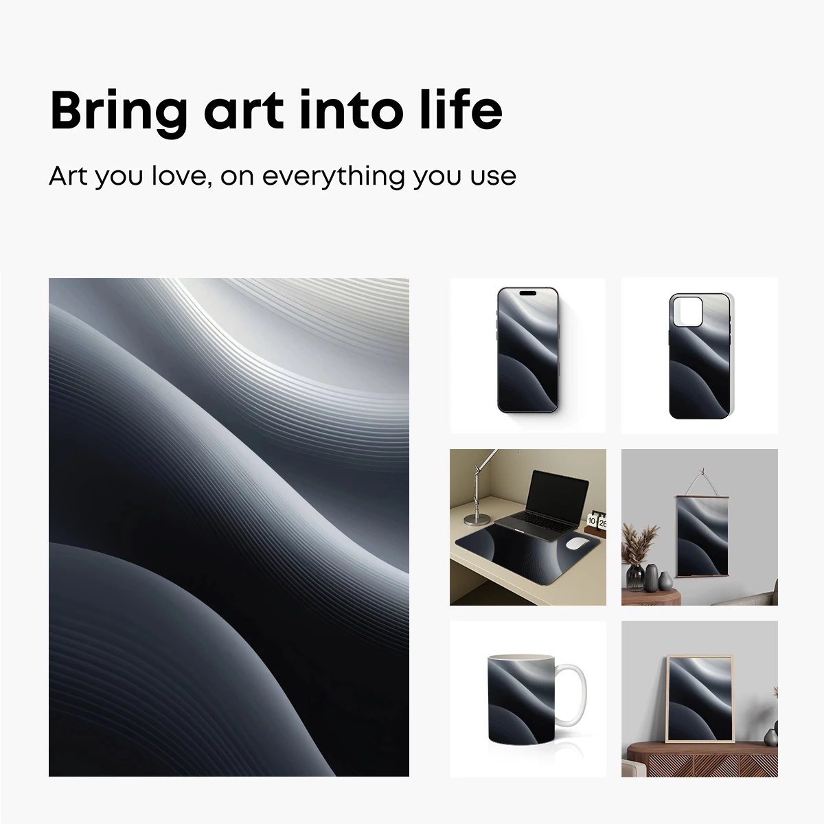 Elegant Strata: A Symphony of Curved Lines - Image 2