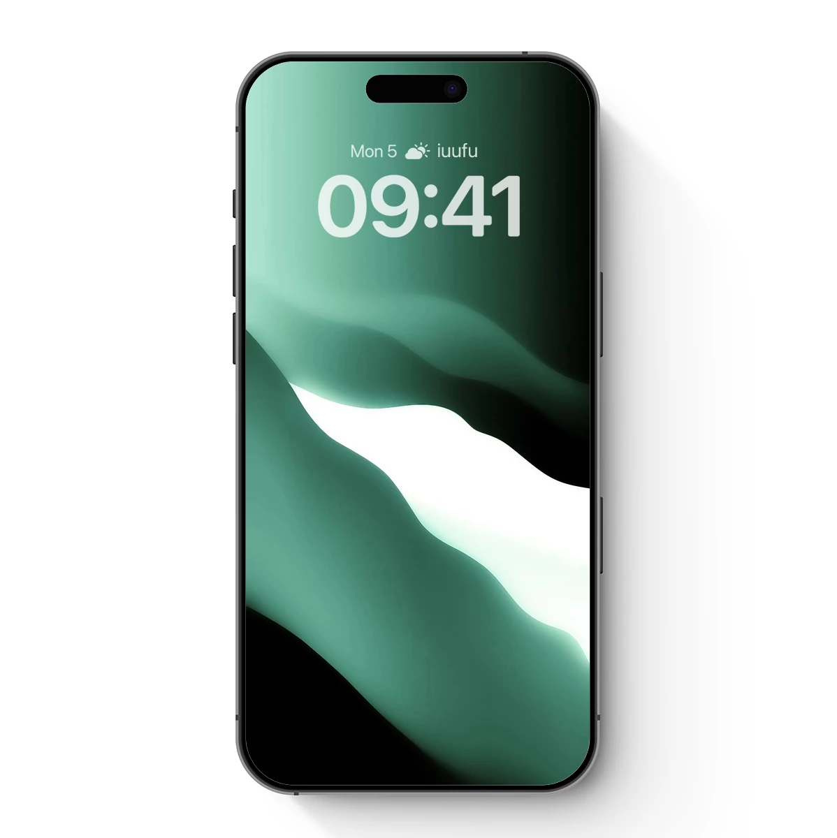 Ethereal Teal Waves: A Digital Abstract Symphony