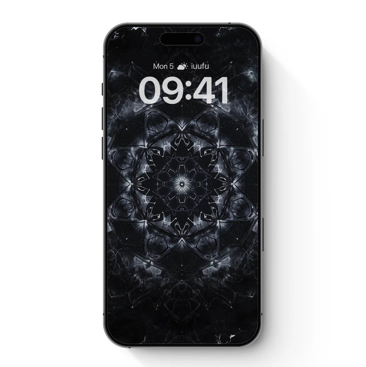 Ethereal Black Mandala: Cosmic Symmetry in Shadows