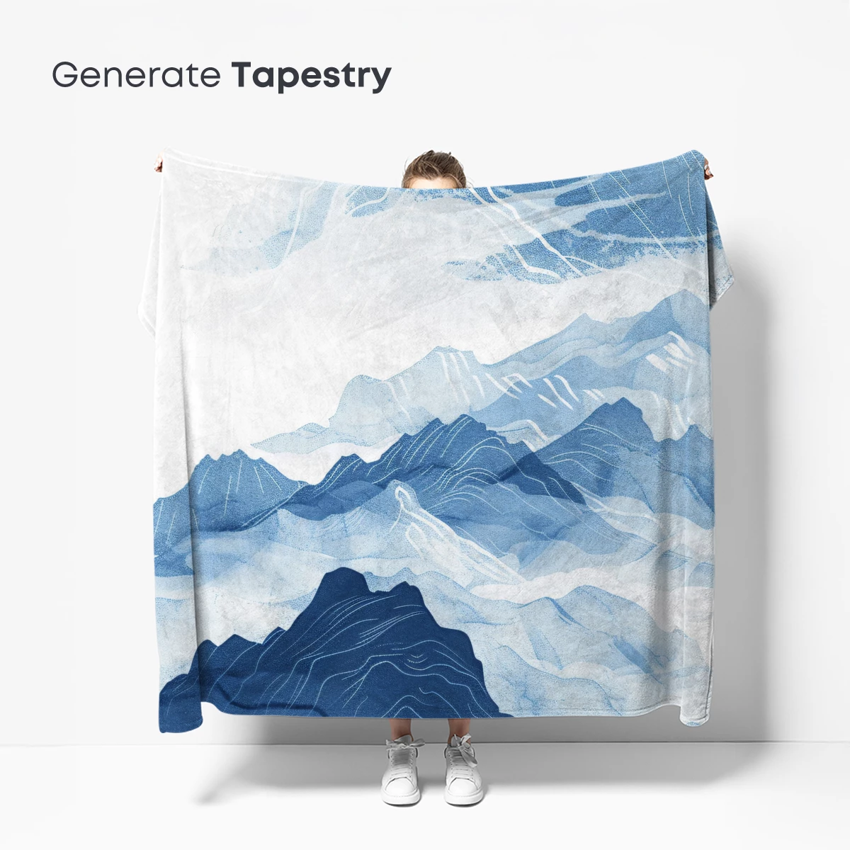 Ethereal Mountain Layers: A Watercolor Odyssey - Image 5