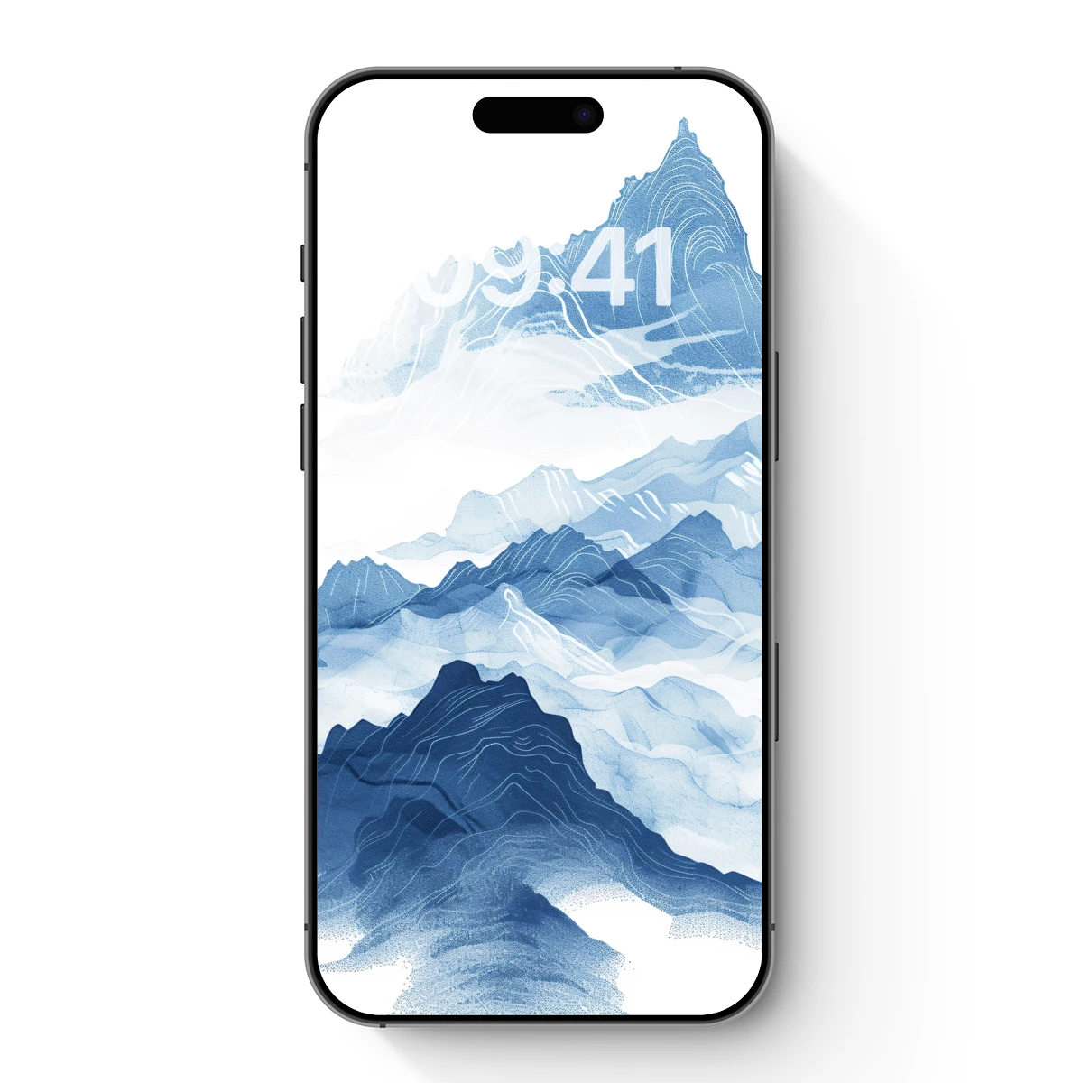 Ethereal Mountain Layers: A Watercolor Odyssey