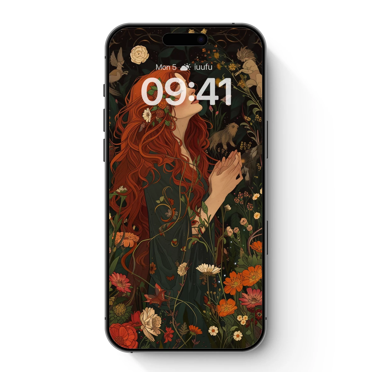 Enchanted Floral Muse: A Surreal Garden Symphony