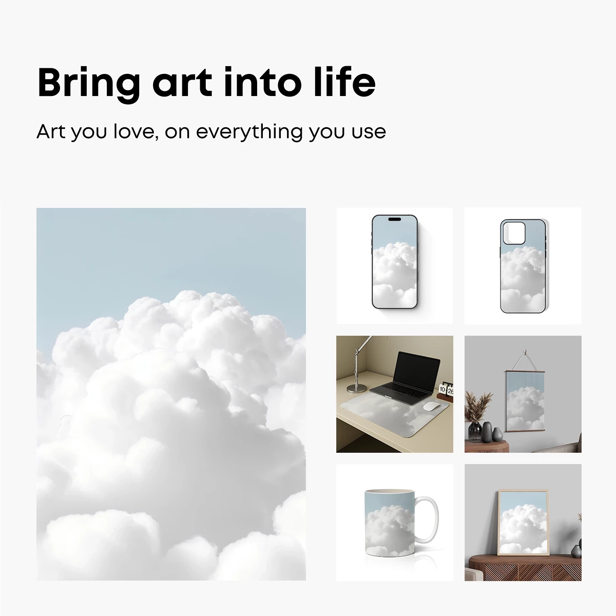 Cotton Clouds: Ethereal Sky Dreamscape - Image 2