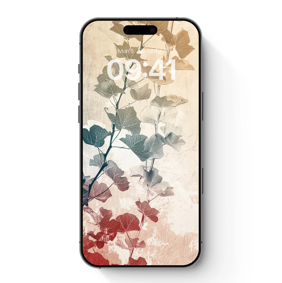 Autumnal Leaf Symphony in Sepia Tones