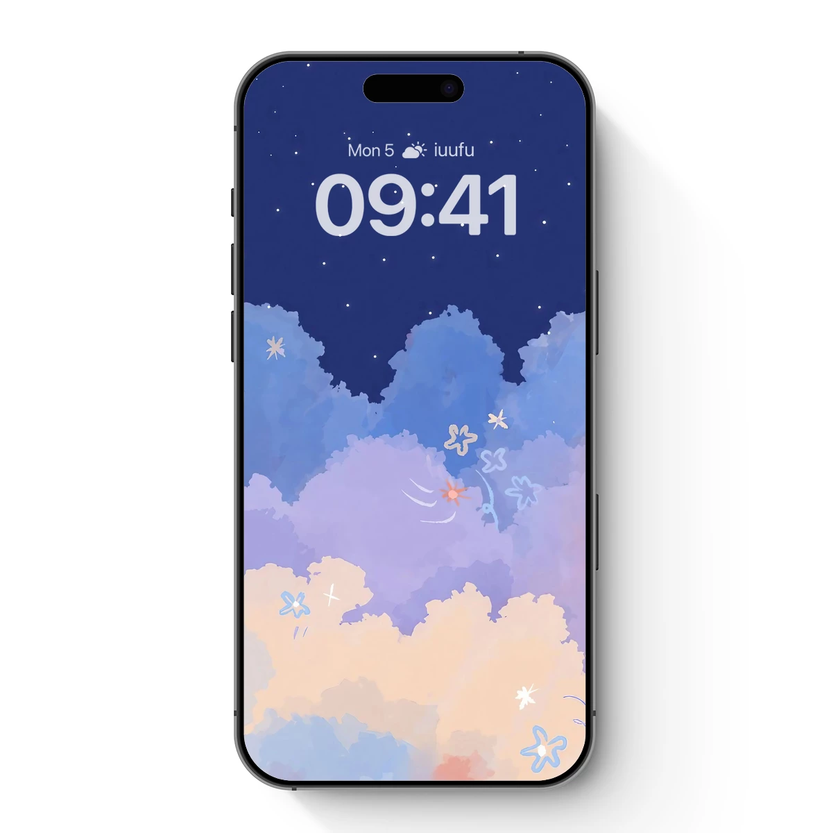 Dreamy Night Clouds: Whimsical Floral Skies