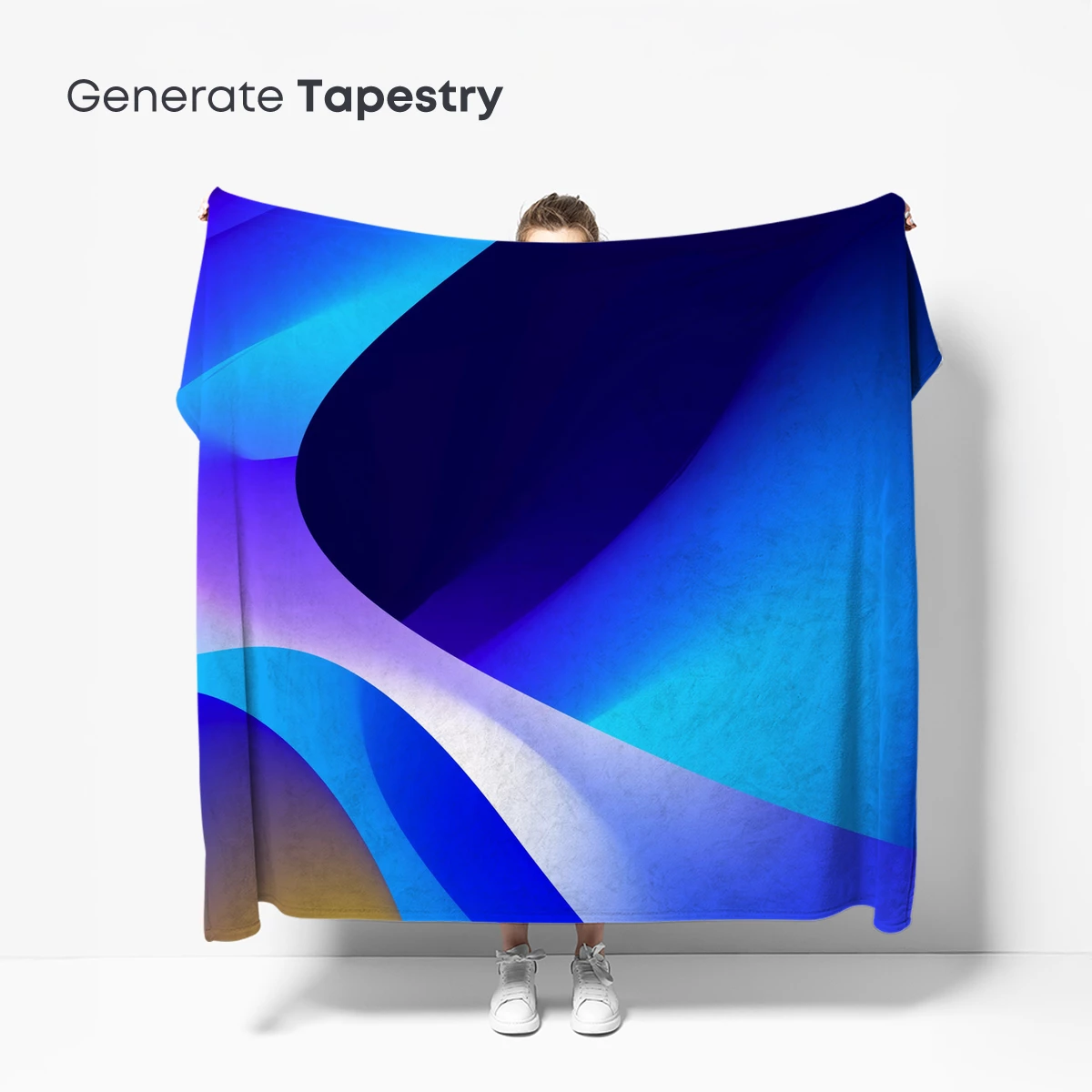 Fluid Blue Symphony: Abstract Waves in Motion - Image 5