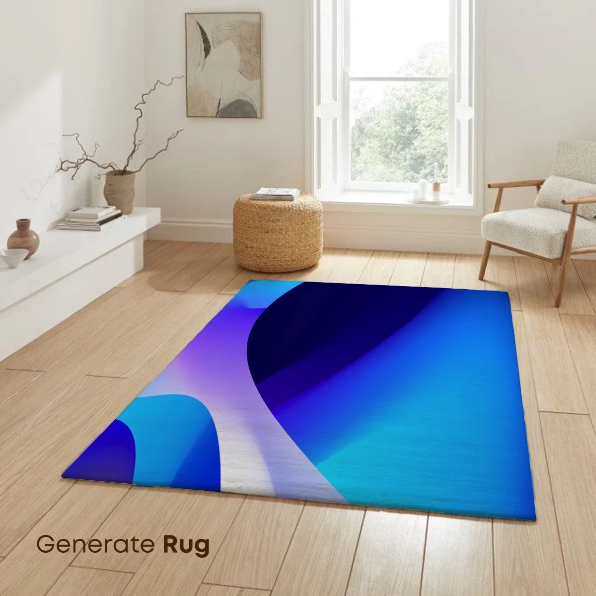 Fluid Blue Symphony: Abstract Waves in Motion - Image 6