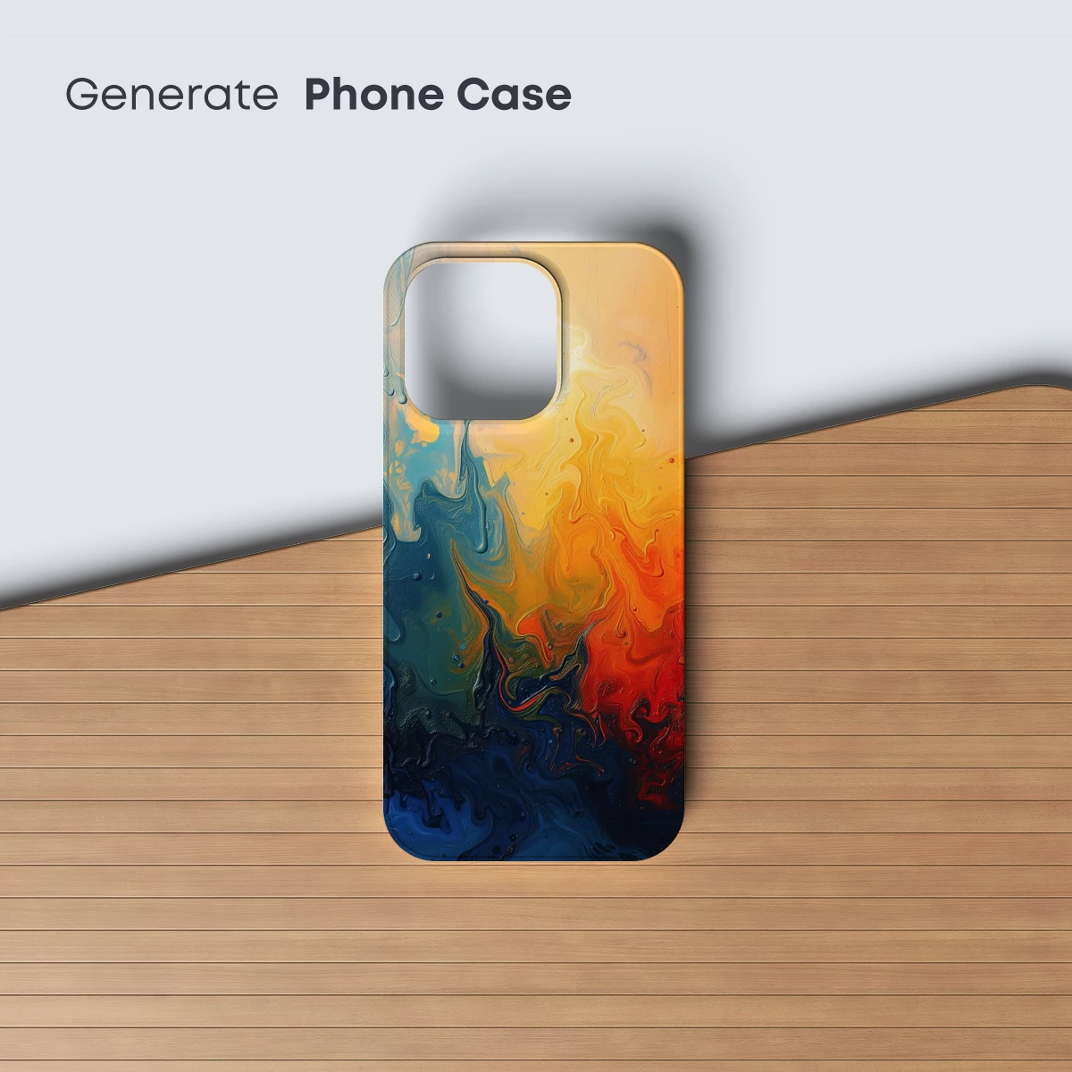 Fiery Abyss: Abstract Fusion of Flames and Depths - Image 3