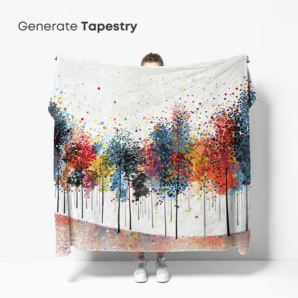 Dot-Painted Forest Symphony - Image 5