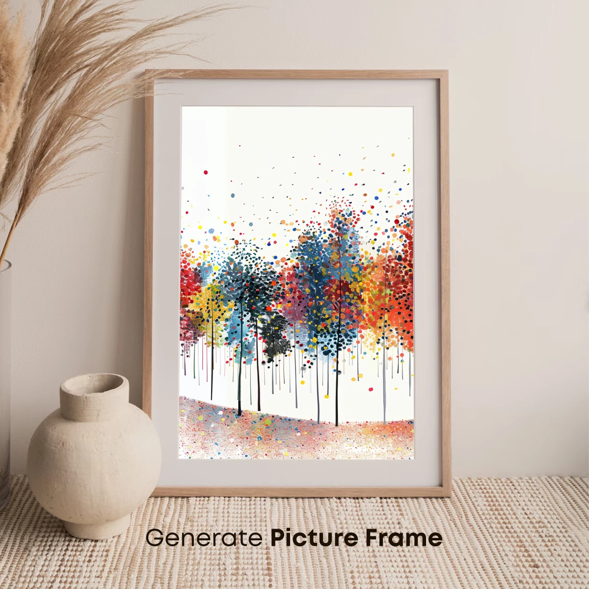 Dot-Painted Forest Symphony - Image 7