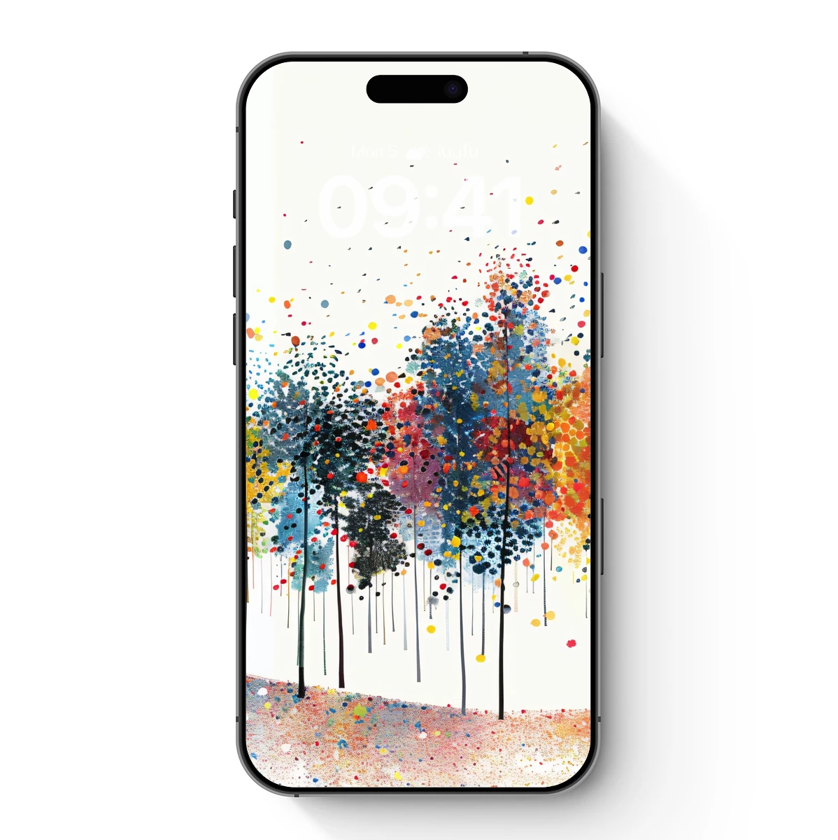 Dot-Painted Forest Symphony
