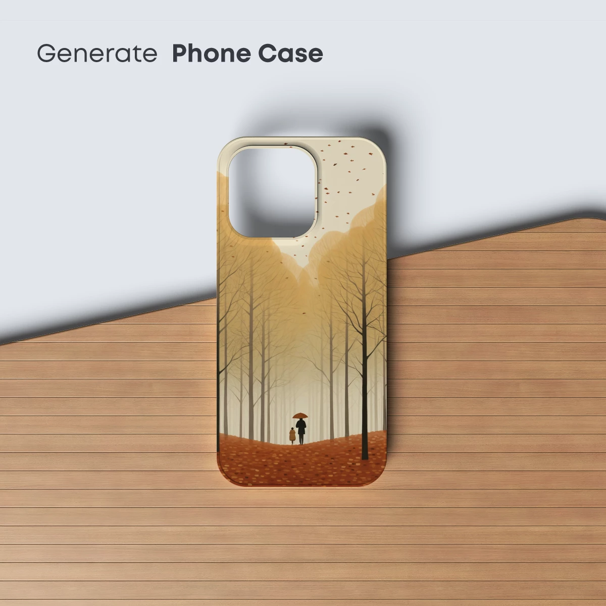 Autumnal Solitude: A Walk Under Bare Trees - Image 3