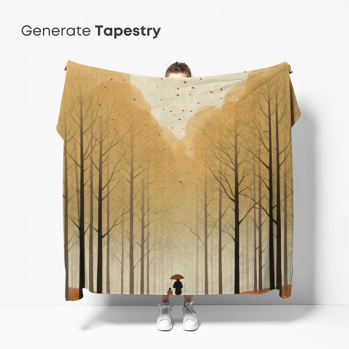 Autumnal Solitude: A Walk Under Bare Trees - Image 5