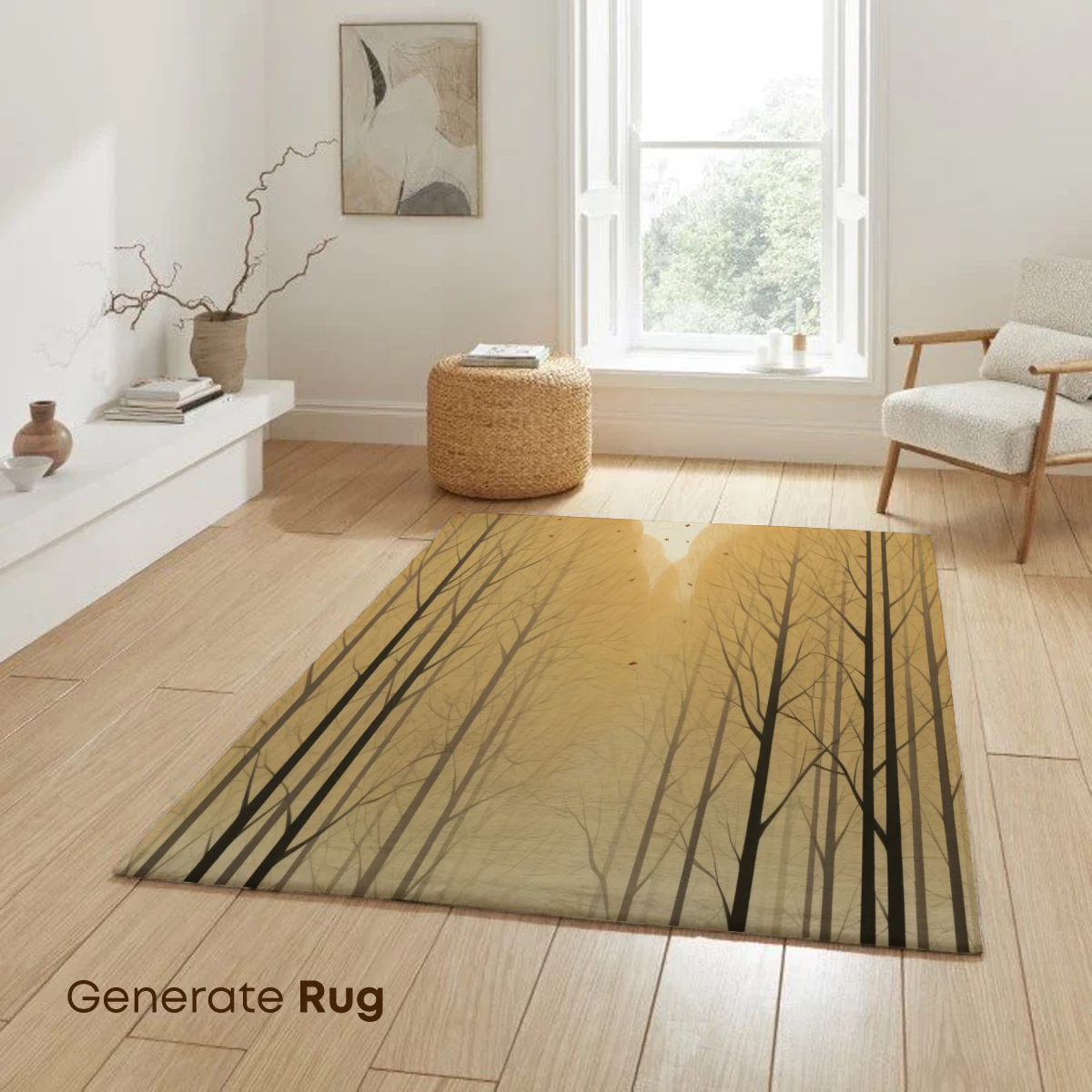 Autumnal Solitude: A Walk Under Bare Trees - Image 6