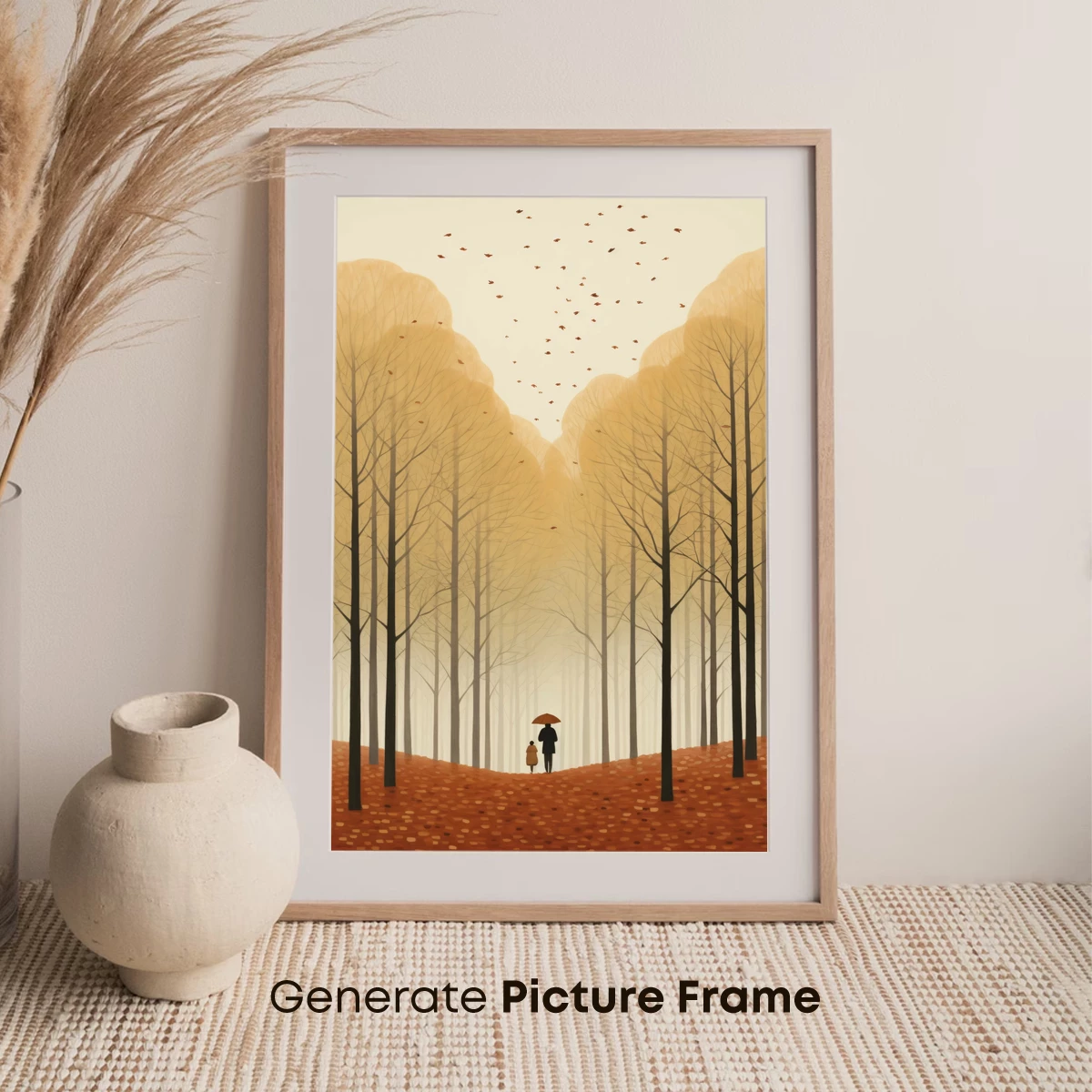 Autumnal Solitude: A Walk Under Bare Trees - Image 7