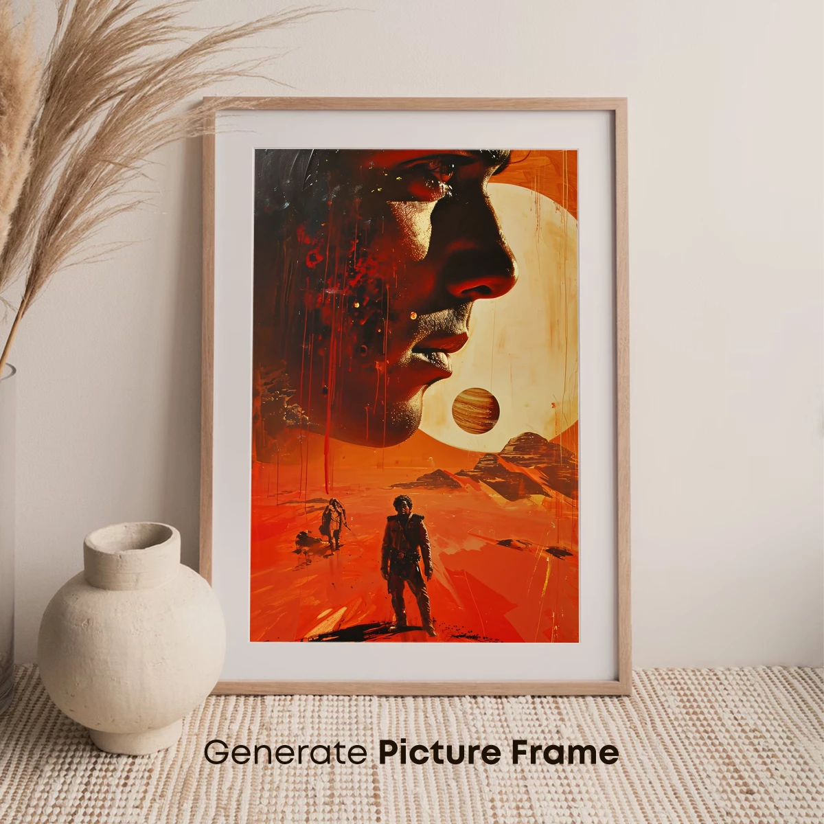 Cosmic Odyssey: Surreal Martian Landscape - Image 7