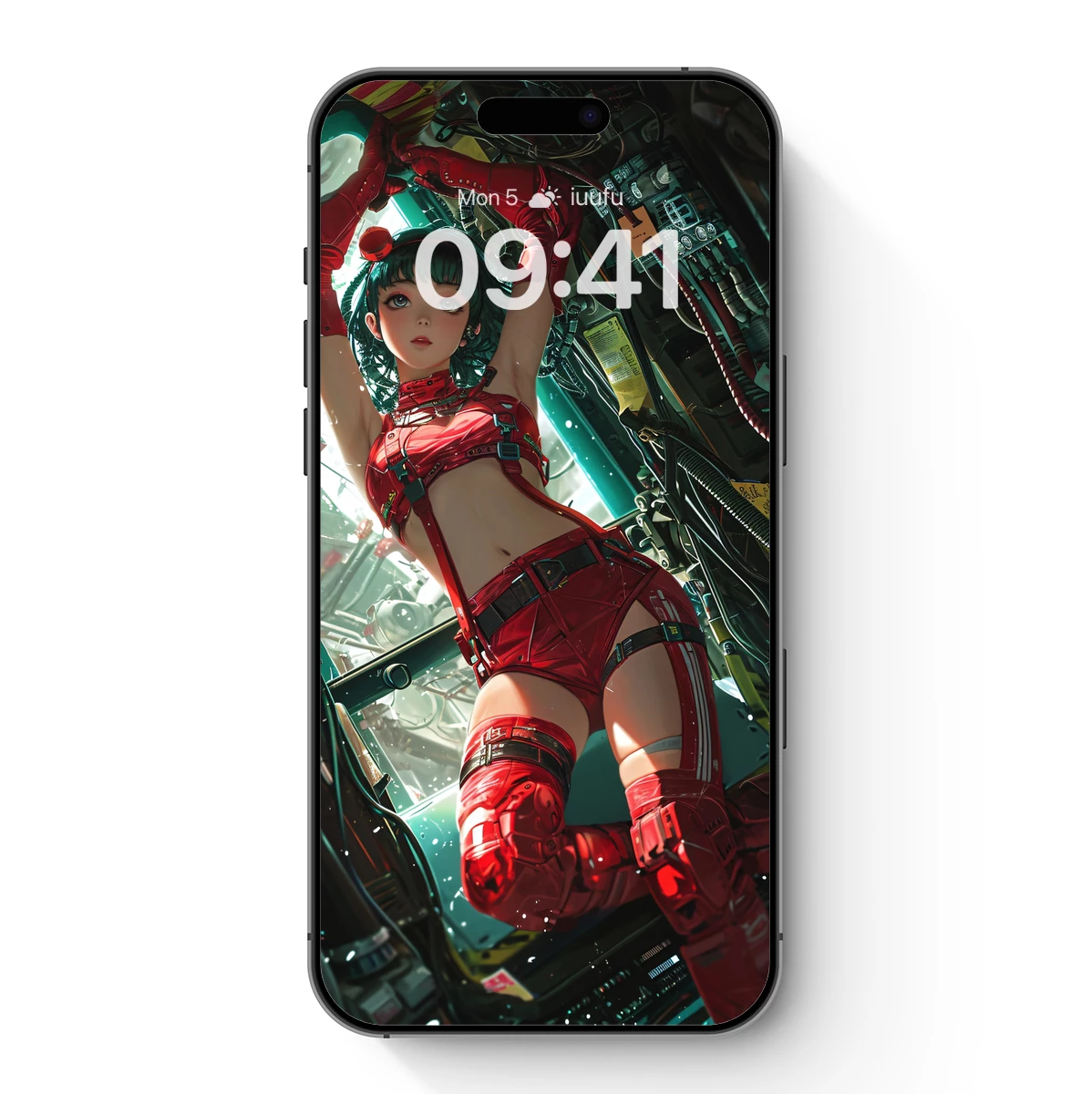 Cyberpunk Mechanic: Red-Hot Futurism