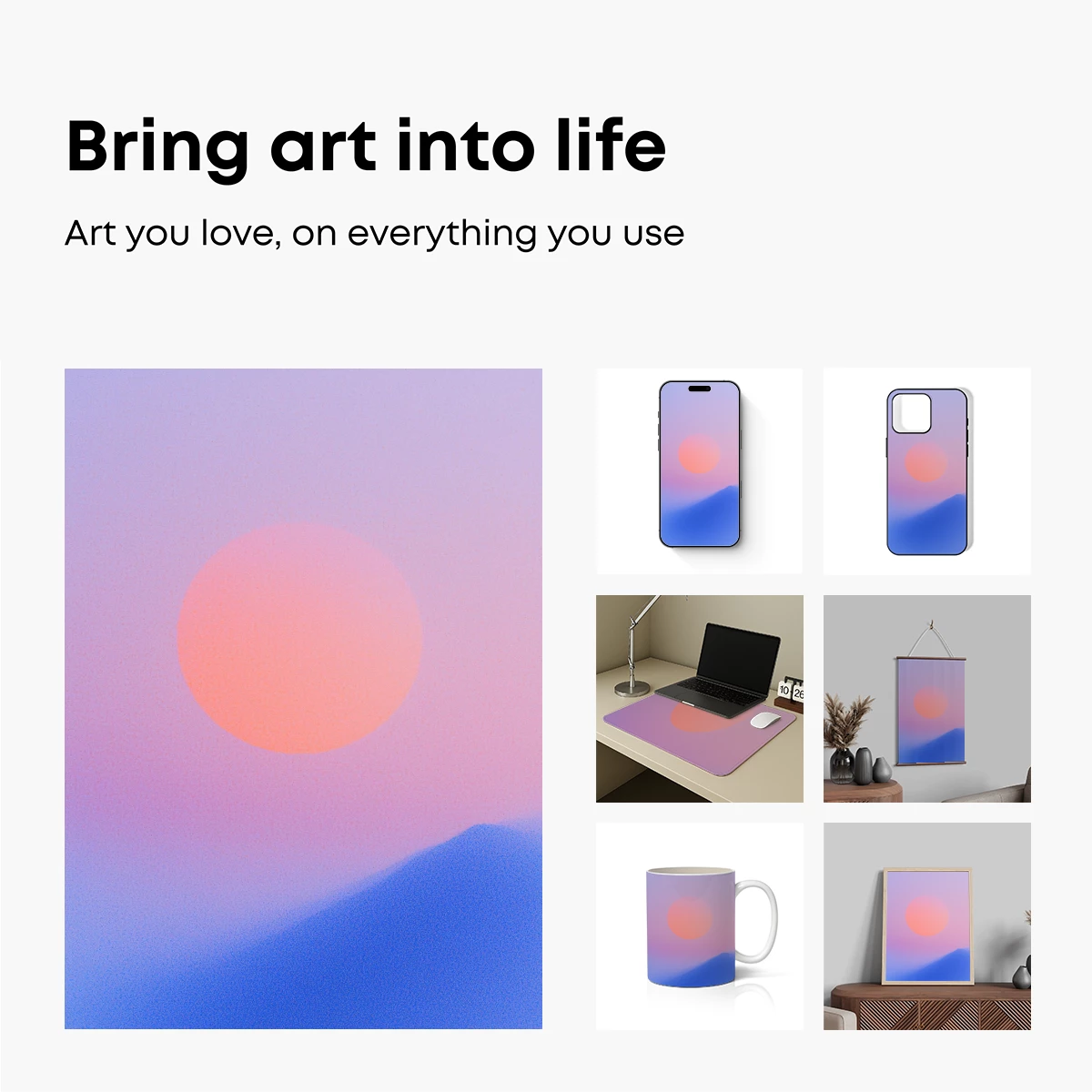 Eternal Sunset Over Blue Horizon - Image 2