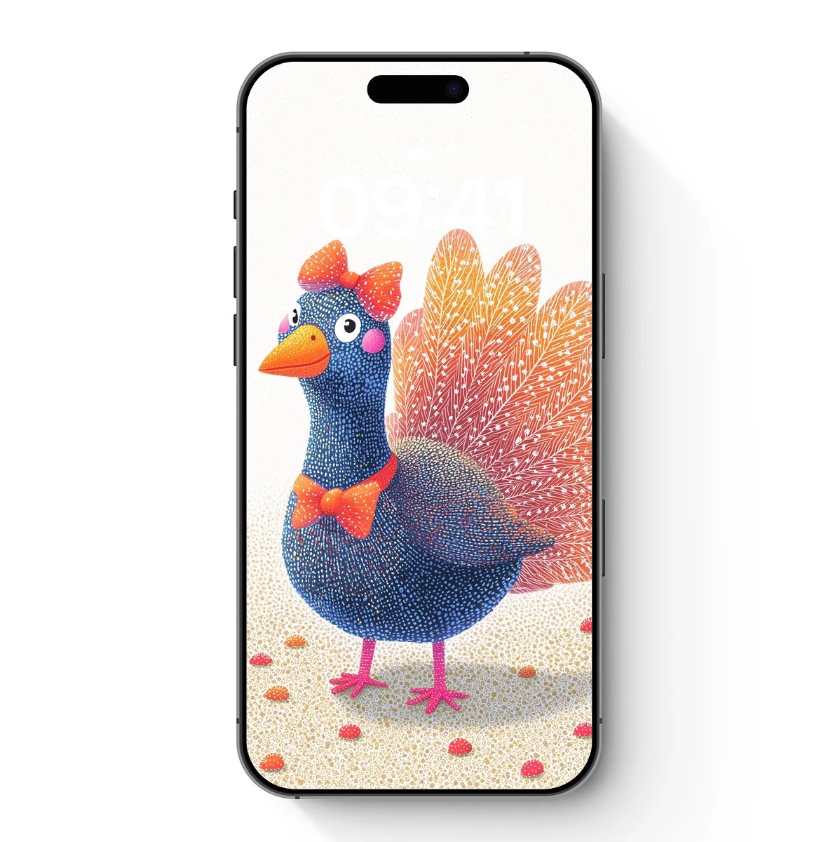 Festive Turkey in Polka Dots and Bow Ties